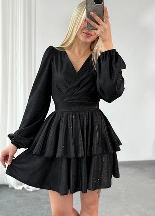 Блестящее вечернее платье черная серая зеленый беж