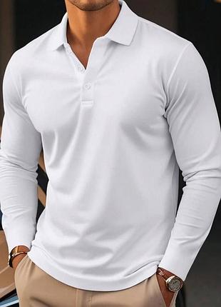 Чоловічий лонгслів поло