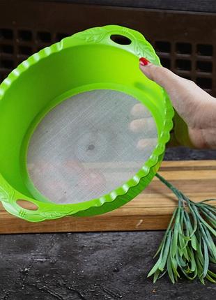 Сито пластмасове ø 29 см салатовий