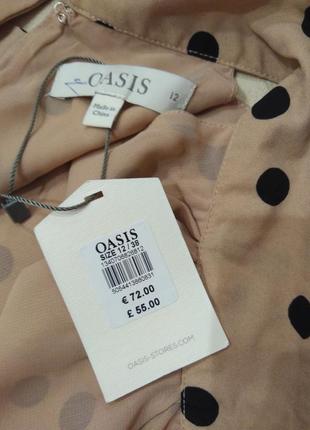 Шикарное шифоновое платье английского бренда oasis размер 10-12/38-40-m-l7 фото