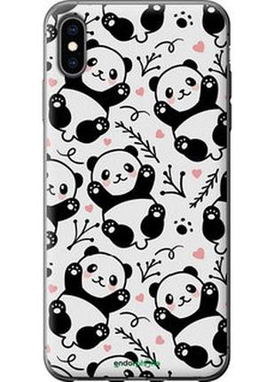 Чехол на iphone xs max панды "4318t-1557-73076"