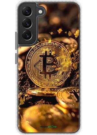 Чохол на samsung galaxy s22 plus золота лихоманка біткойна "6089pc-2495-73076"