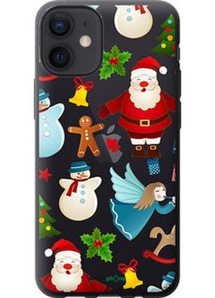 Чехол на iphone 12 mini новогодний 1 "4614t-2071-73076"