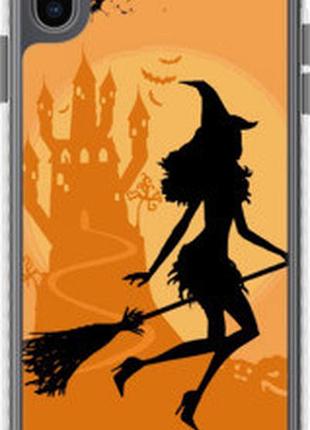 Чехол на iphone xs max ведьма на метле "1184pc-1557-73076"