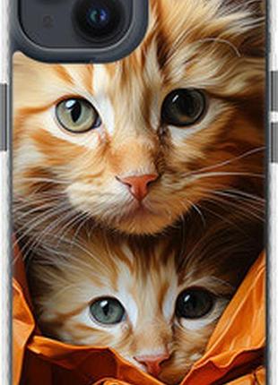 Чехол на iphone 14 котики 2 "5664pc-2648-73076"