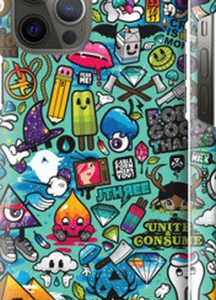 Чехол на iphone 12 pro max стикер бомбинг 1 "693m-2054-73076"