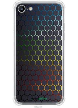 Чохол на iphone 7 переливні стільники "498sp-336-73076"