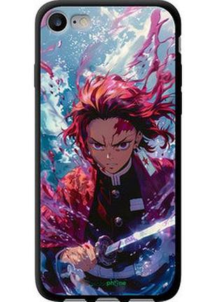 Чехол на iphone 8 танджиро камадо: клинок рассекающий демонов "6111b-1031-73076"