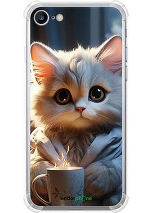 Чехол на iphone 8 white cat "5646sp-1031-73076"