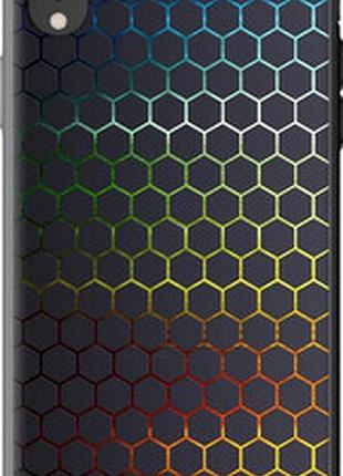 Чохол на iphone xr переливні стільники "498t-1560-73076"