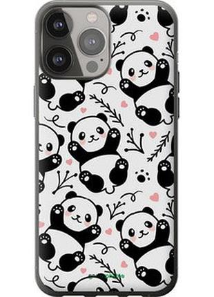 Чехол на iphone 13 pro max панды "4318t-2371-73076"