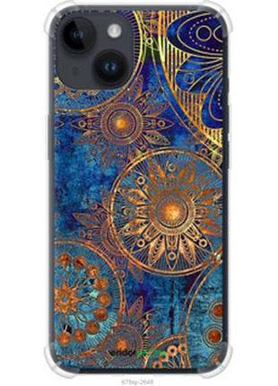 Чохол на iphone 14 золотий візерунок "678sp-2648-73076"