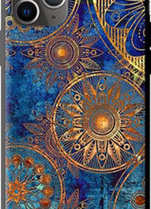Чехол на iphone 11 pro max золотой узор "678b-1723-73076"