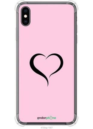 Чехол на iphone xs max сердце 1 "4730sp-1557-73076"