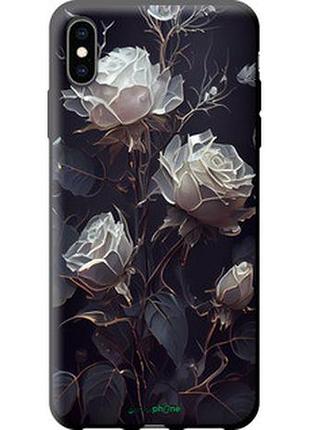 Чехол на iphone xs max розы 2 "5550b-1557-73076"