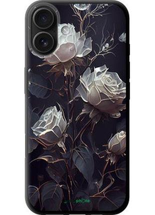 Чехол на iphone 16 plus розы 2 "5550b-3714-73076"