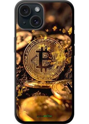 Чохол на iphone 15 золота лихоманка біткойна "6089b-3075-73076"