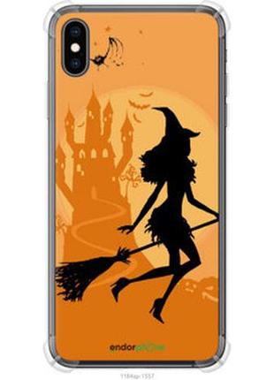Чехол на iphone xs max ведьма на метле "1184sp-1557-73076"