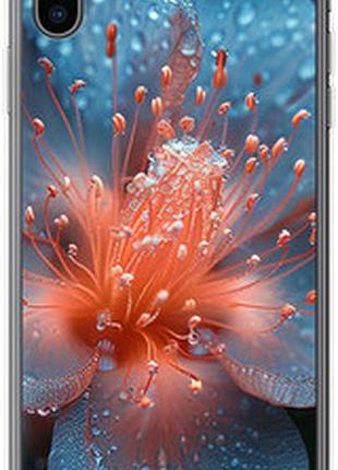 Чехол на iphone xs max роса на цветке "6039sp-1557-73076"