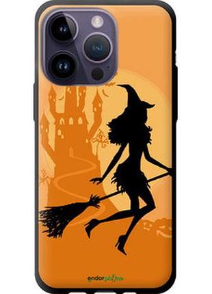 Чохол на iphone 14 pro max відьма на мітлі "1184b-2667-73076"