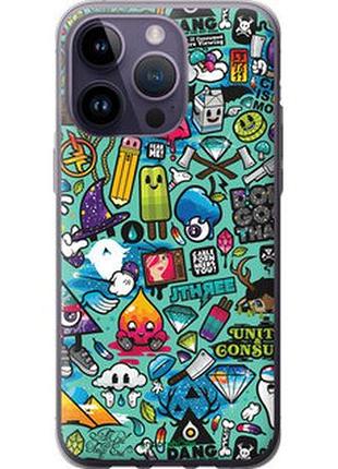 Чехол на iphone 14 pro max стикер бомбинг 1 "693u-2667-73076"