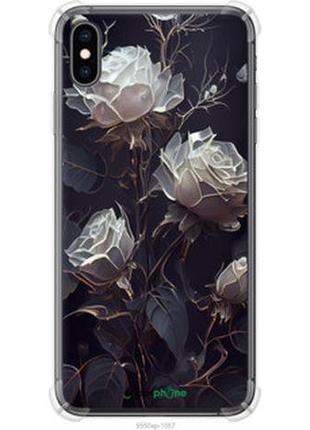 Чехол на iphone xs max розы 2 "5550sp-1557-73076"