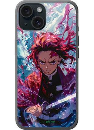 Чохол на iphone 15 танджіро камадо: клинок розсікає демонів "6111u-3075-73076"