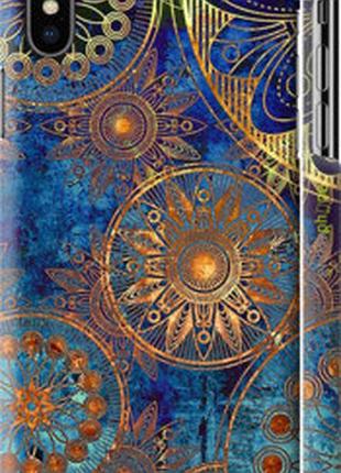 Чохол на iphone x золотий візерунок "678m-1050-73076"