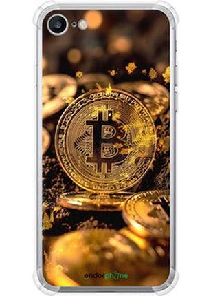 Чохол на iphone 8 золота лихоманка біткойна "6089sp-1031-73076"