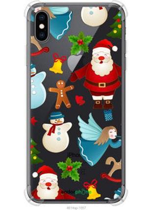 Чехол на iphone xs max новогодний 1 "4614sp-1557-73076"