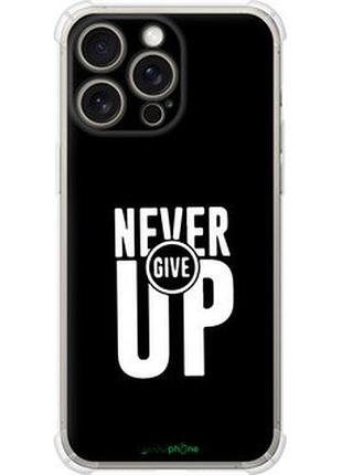 Чехол на iphone 15 pro max никогда не сдавайся "4572sp-3098-73076"