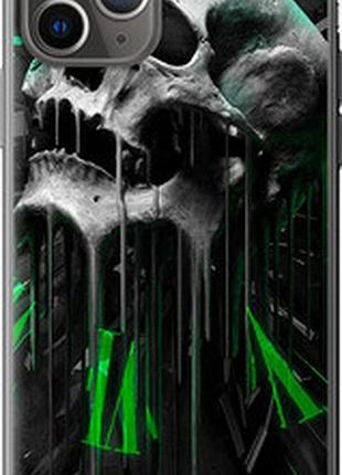 Чехол на iphone 11 pro череп-часы "4100t-1788-73076"