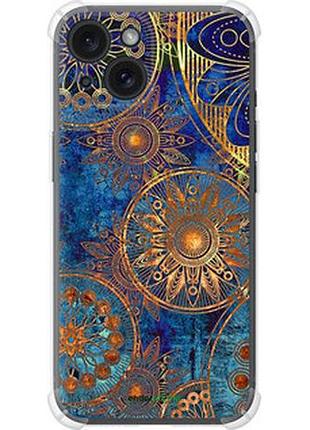 Чохол на iphone 15 золотий візерунок "678sp-3075-73076"