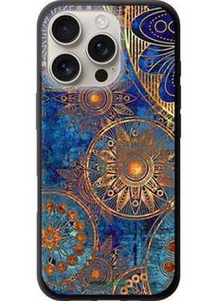 Чохол на iphone 16 pro золотий візерунок "678b-3708-73076"