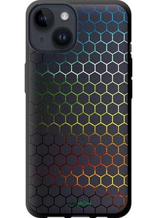 Чохол на iphone 14 переливні стільники "498b-2648-73076"