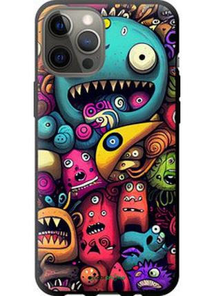 Чехол на iphone 12 pro max cмешные монстры "5549b-2054-73076"