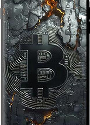 Чехол на iphone 7 plus раскаленный биткойн "6091b-337-73076"