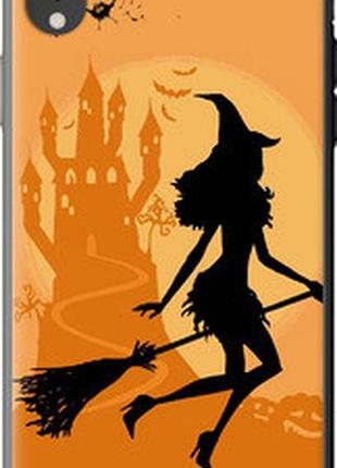 Чехол на iphone xr ведьма на метле "1184t-1560-73076"