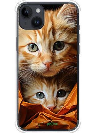 Чехол на iphone 14 plus котики 2 "5664sp-2645-73076"