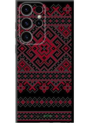 Чехол на samsung galaxy s24 ultra вышиванка 52 "1763b-3389-73076"