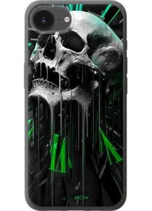 Чехол на iphone 16e череп-часы "4100u-3971-73076"