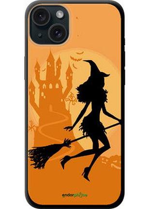 Чехол на iphone 15 plus ведьма на метле "1184b-3097-73076"