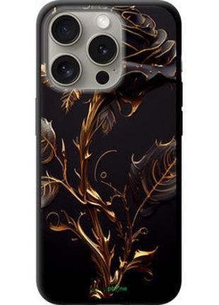 Чехол на iphone 15 pro роза 3 "5552b-3096-73076"