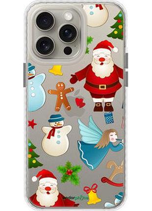 Чехол на iphone 15 pro max новогодний 1 "4614pm-3098-73076"