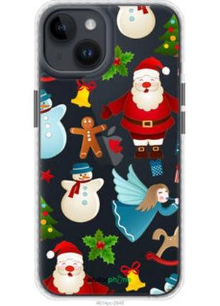 Чехол на iphone 14 новогодний 1 "4614pc-2648-73076"