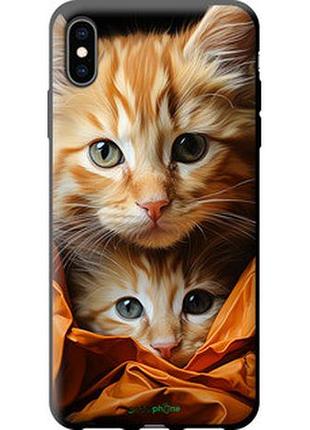 Чехол на iphone xs max котики 2 "5664b-1557-73076"