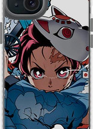 Чехол на iphone 15 plus танджиро камадо "5574pm-3097-73076"