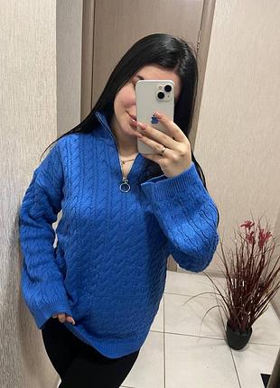 Светр туніка горло на замочку 42-52