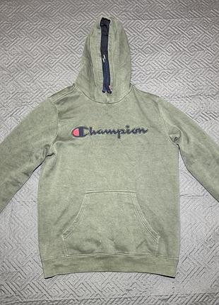 Champion худи мужской оригинал, логотип прошитый