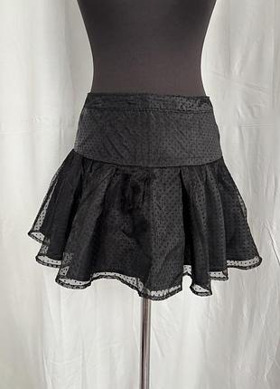 Спідниця готична готическая пишта органза